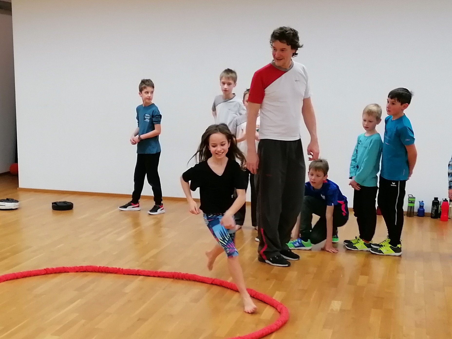 EWTO WingTsun Dornbirn, Wolfgang Stadelmann, Abschluss Kindertraining im Jahr 2023