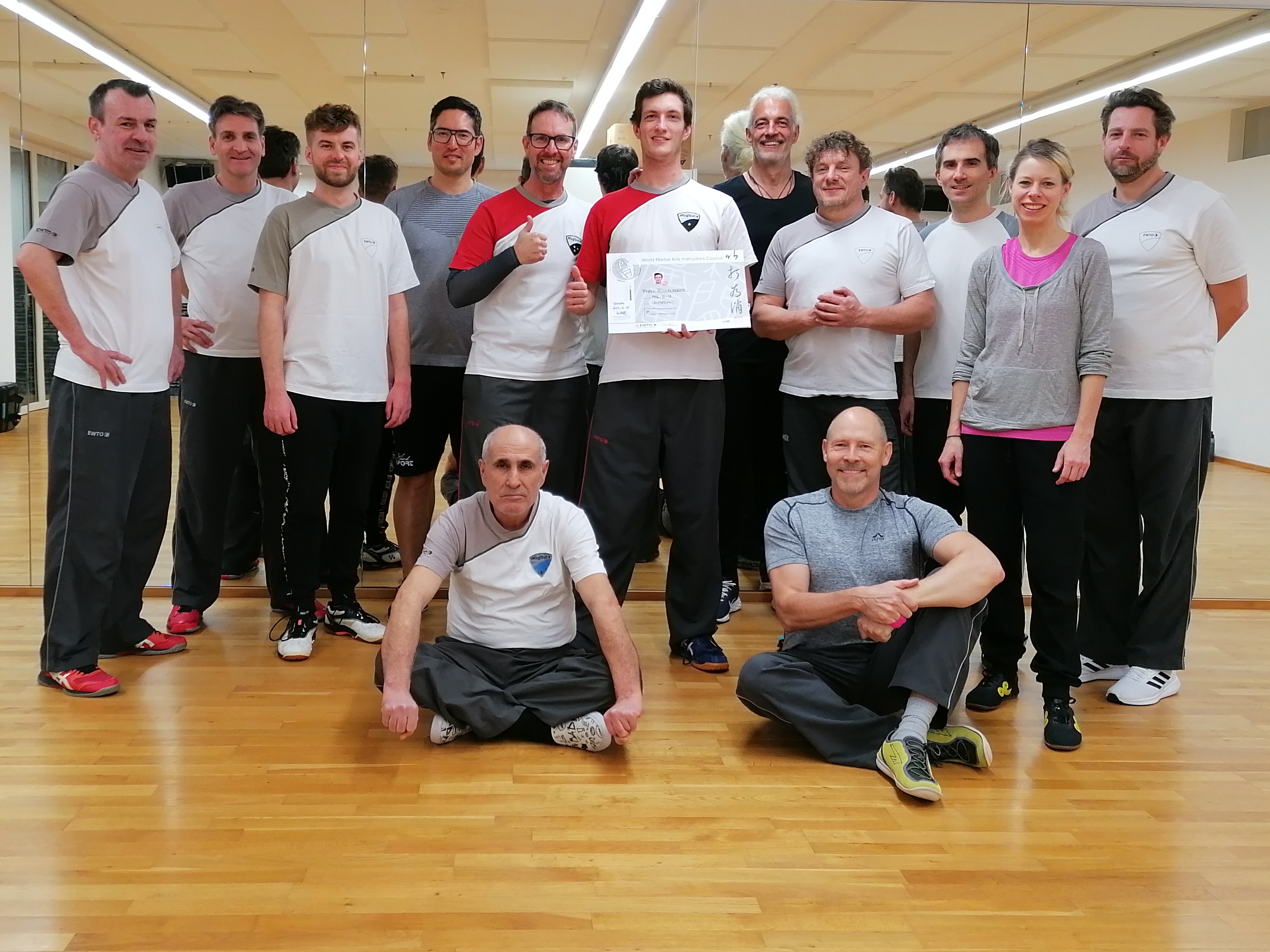 EWTO WingTsun Dornbirn, Wolfgang Stadelmann, letztes Training im Jahr 2023